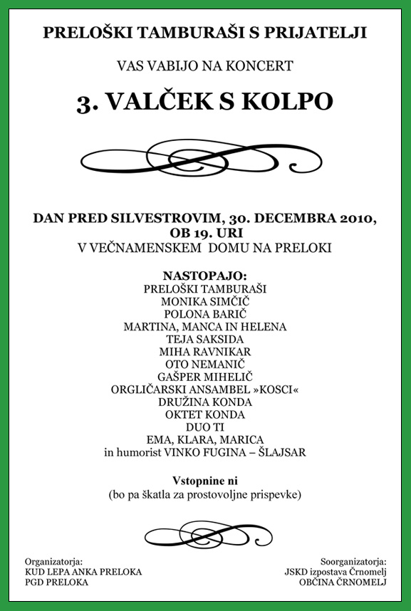 3. VALČEK S KOLPO